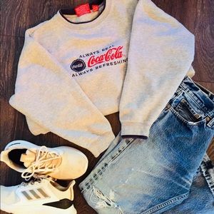 Vintage Classic Coca Cola sweatshirt